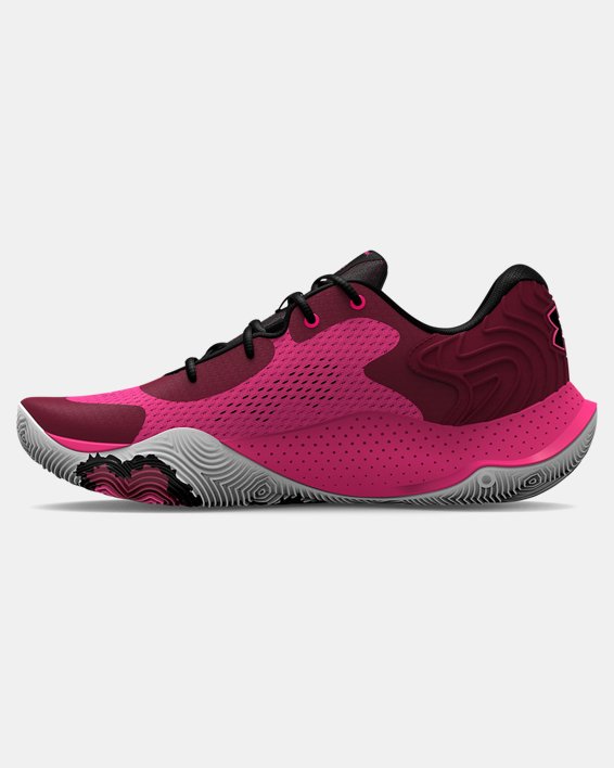 Chaussures de basketball UA Spawn 4 unisexes, Pink, pdpMainDesktop image number 1
